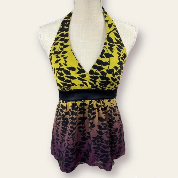 ✨🥀 y2k Floral Halter Top 🥀✨ - Picture 1 of 8